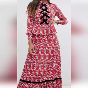 Long sleeve maxi dress